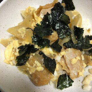 冷凍唐揚げde親子丼